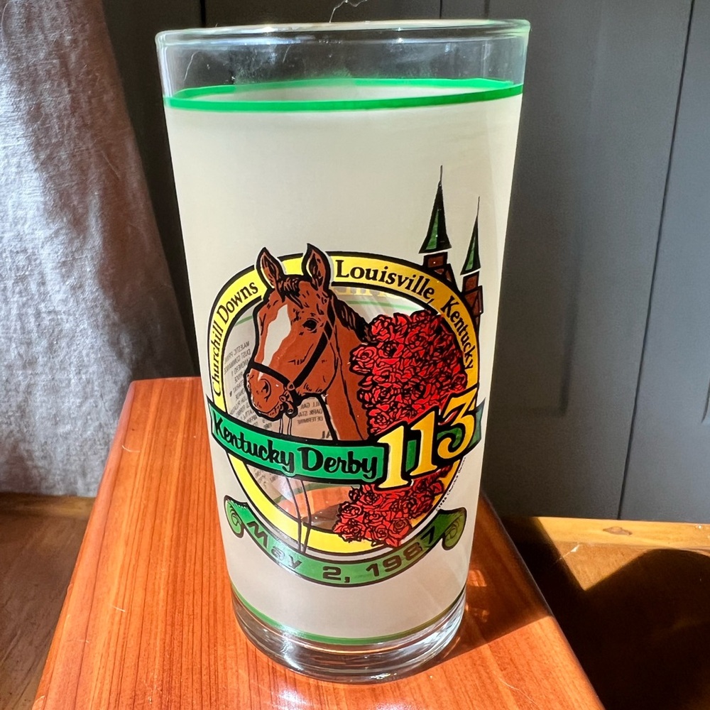 Kentucky Derby Collectors Glass